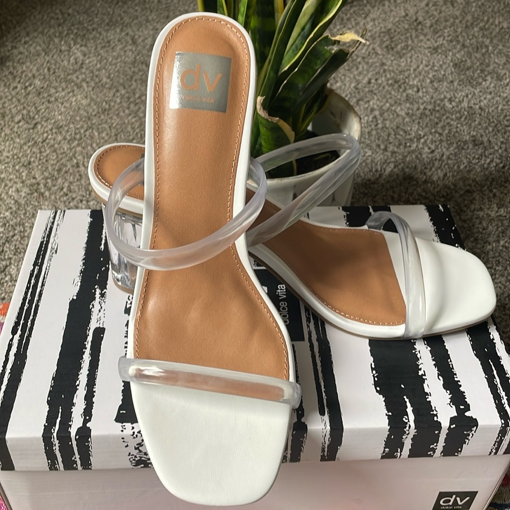 dv dolce vita | Halsty Clear Heels | 9.5